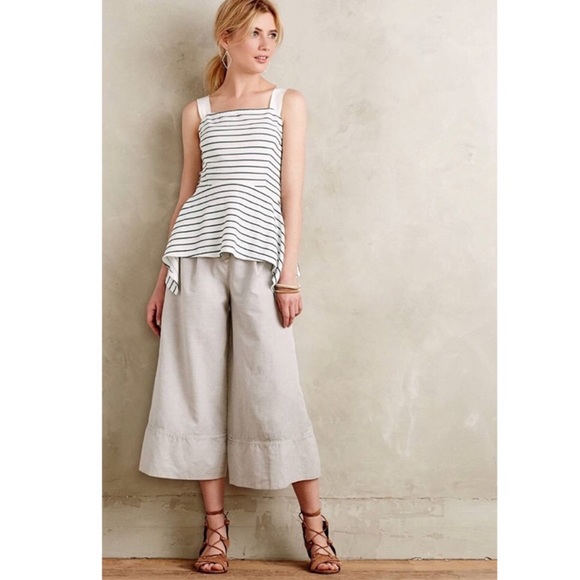 Anthropologie Pants - Anthropologie Cartonnier wide-leg crop, 0, EUC